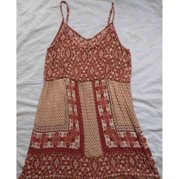 Patrons of Peace Sleeveless Maxi Dress Sundress Boho Chic Festival Womens Small - Picture 9 of 13